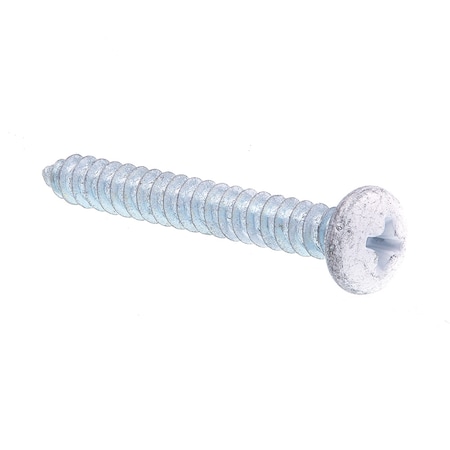 Prime-Line Sheet Metal Screw S-Tap Pan Head Phil Dr No. 10 X 1-1/2in Zinc Pl Steel Black Head 25PK 9155383